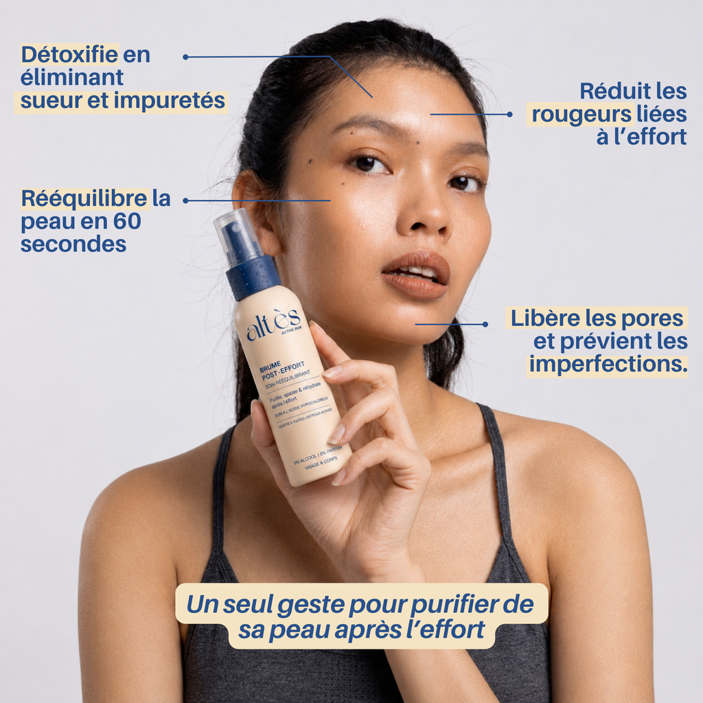 Brume de récupération cutanée