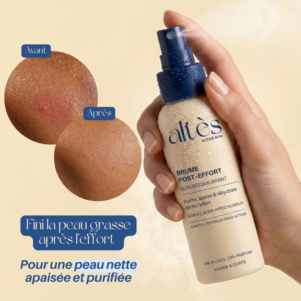Brume de récupération cutanée